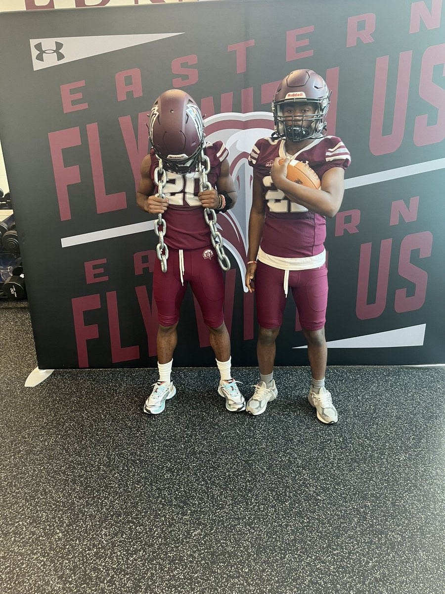 JoeFrappolli's tweet photo. Thank you @dluke54 and @EUEaglesFB for having our guys up today! @_elijahquinn @JustinGrover_ @FTSD_football https://t.co/ZVkbQREoOE