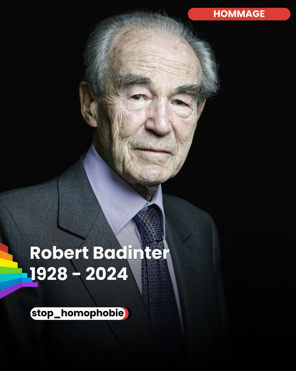 stop_homophobie's tweet photo. « La répression de l'homosexualité est une honte et une offense à la justice et aux droits humains » : Hommage à Robert Badinter qui s'est éteint à l'âge de 95 ans.

👇 https://t.co/5iSY4tIDvV https://t.co/M4jqKplfft
