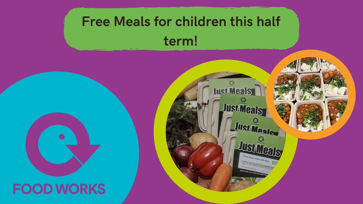 Let's make sure all kids are fed over this Half Term! 💚
We welcome contributions, but any children can pick up 3 Just Meals from our Handsworth market at our and Cafe's you can receive a hot lunch meal if needed (please note that the child/children need to be physically present)
