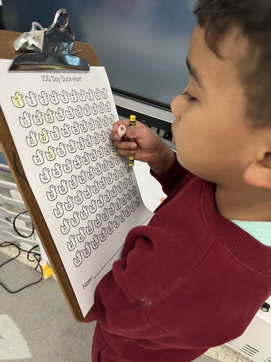 Happy 100th Day. From painting to duck hunts this was the BEST DAY EVER!