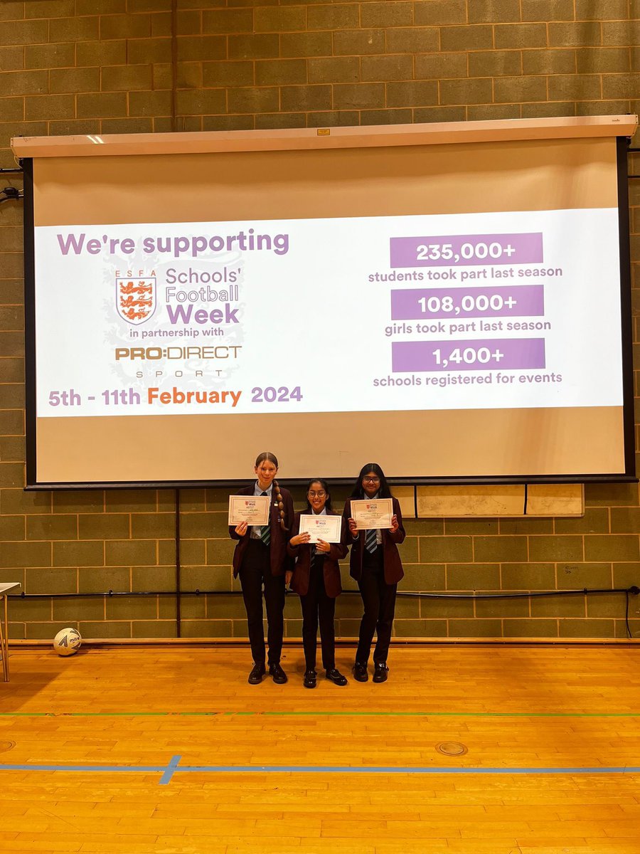 We’ve been busy celebrating and providing opportunities as part of Schools Football Week! Students have enjoyed the week along with wearing their favourite football shirts in PE lessons! <a href="/SchoolsFootball/">English Schools' Football Association</a> ⚽️⚽️⚽️