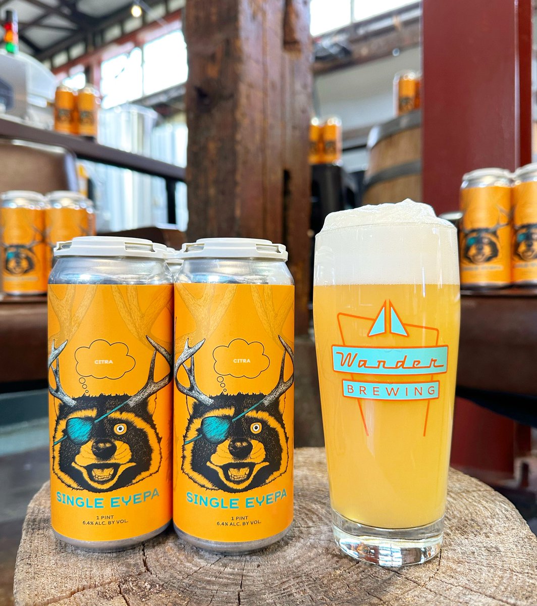 Our crowd favorite CITRA bomb is here. Citra EyePA kicked off our Single EyePA series all those years ago, and remains a brewers favorite to create. We dose large additions of oats and wheat, and it’s hopped exclusively with brewer selected Citra, because duh.