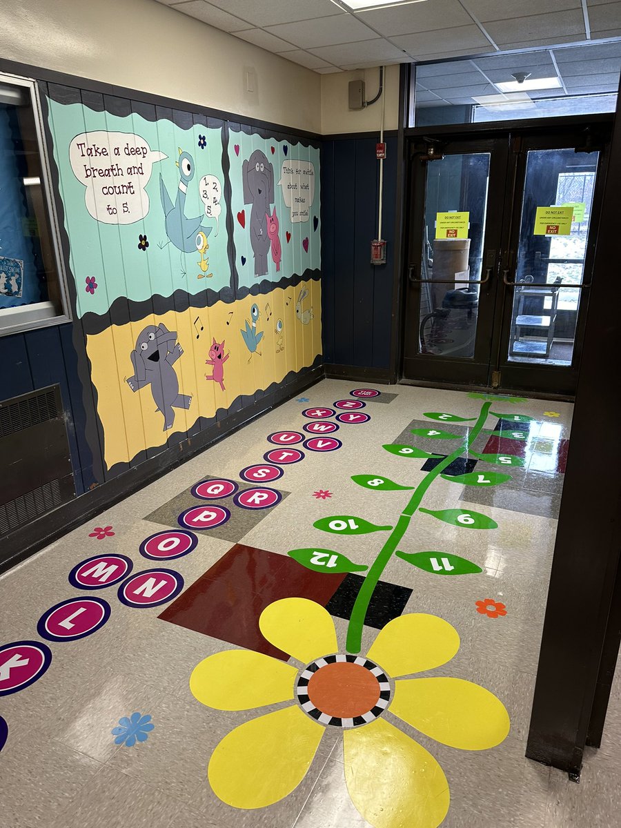 Fifth Avenue School put the final touches on the building's sensory walk. Mrs. Borromeo, Ms. Mato, Mrs. Anusiak, and Mr. Bobby helped to make sure the walk is perfect for students. #ItsAShoreThing