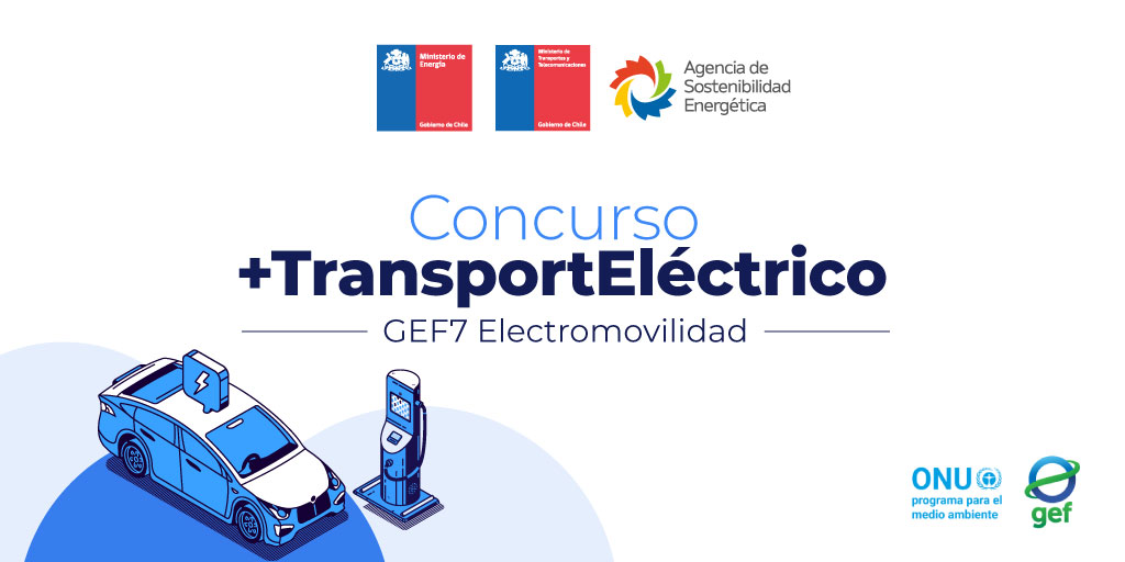 El <a href="/MinEnergia/">Ministerio de Energía</a>  y la <a href="/Agencia__SE/">AgenciaSE</a> abren las postulaciones al concurso +Transporte Eléctrico, el cual se enmarca en el proyecto #GEF7Electromovilidad.  
Invitamos a postular a dueñas/o de taxis colectivos urbanos, de las comunas de #Antofagasta y #Calama bit.ly/49c4US8