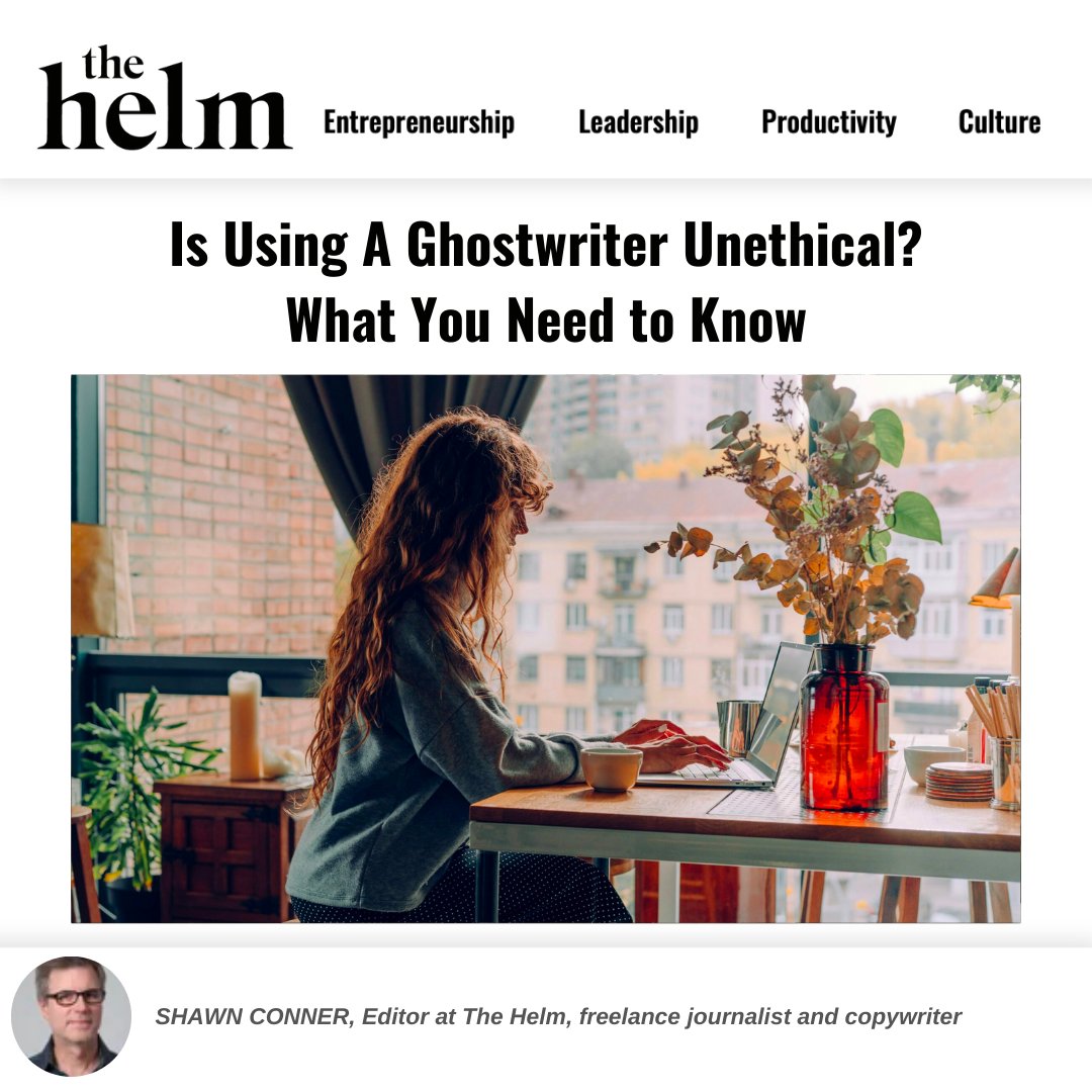 Not only is using a ghostwriter not unethical, but it’s almost a necessity in the digital age. All those social media posts aren’t going to write themselves, after all!⁠ Read more about why more people are using ghostwriters and the ethics behind it: bit.ly/3SRGDuB