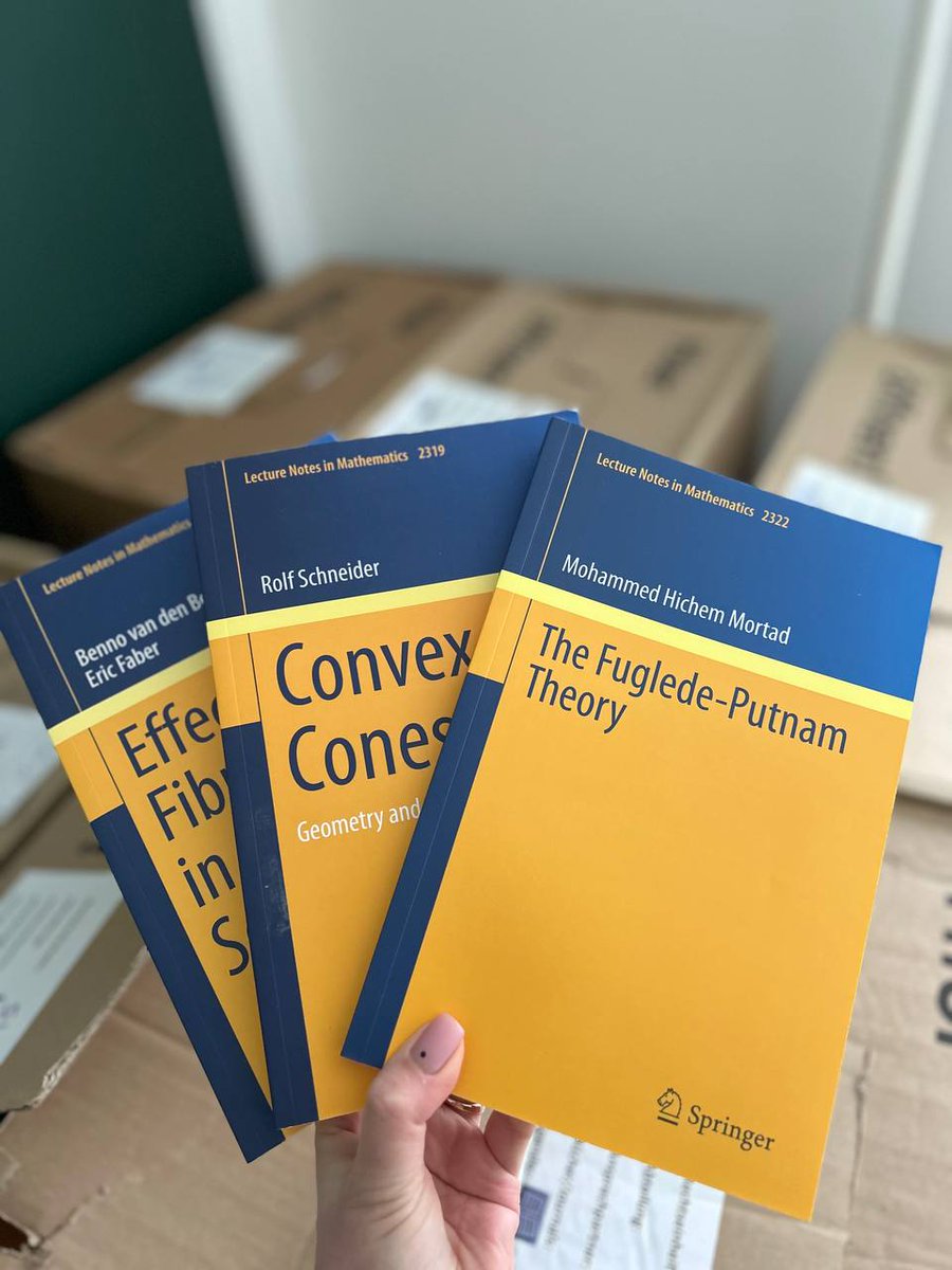 the_ICMU's tweet photo. and Springer books have arrived at ICMU office @kse_ua https://t.co/nFtSNmMs1Y