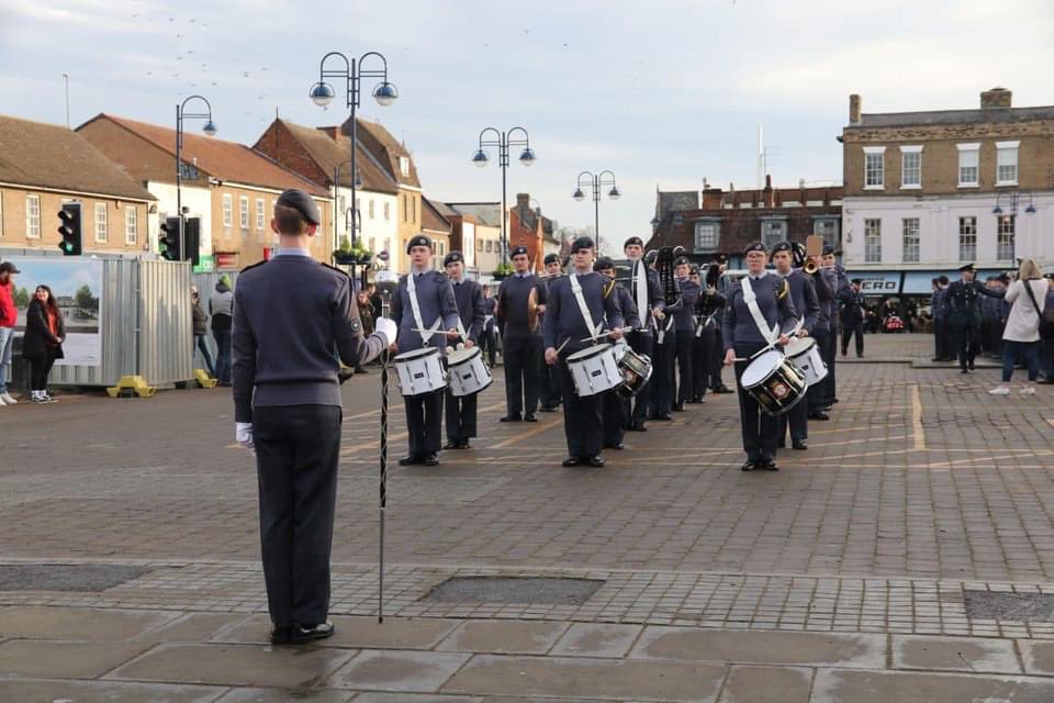 -ATC SUNDAY-
Last Sunday the #2484family celebrated the 83rd ATC Sunday. This year the parade was held in St Neots with the cadets doing a circuit of the town square followed by an inspection by reviewing officer Sqn Ldr Dolton along with Mayor Cllr Simonis and Wing WO Tye.