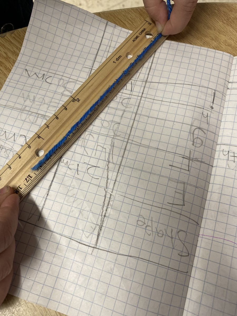 Estimating and confirming the measurement around 2D
 shapes led to learning about perimeter, and hands-on design of "bunny homes" with a perimeter of 24 units on the geoboard. How many ways can we design? <a href="/GEDSB/">Grand Erie District School Board</a> <a href="/WalpoleNorth/">Walpole North</a> #GEMAAP #learnleadinspire #gedsbMath