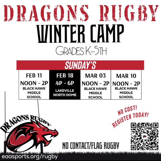 Our FREE K-5 Dragons camp starts SUNDAY! Kids get a free ball and t-shirt. The camp is open to kids from anywhere.