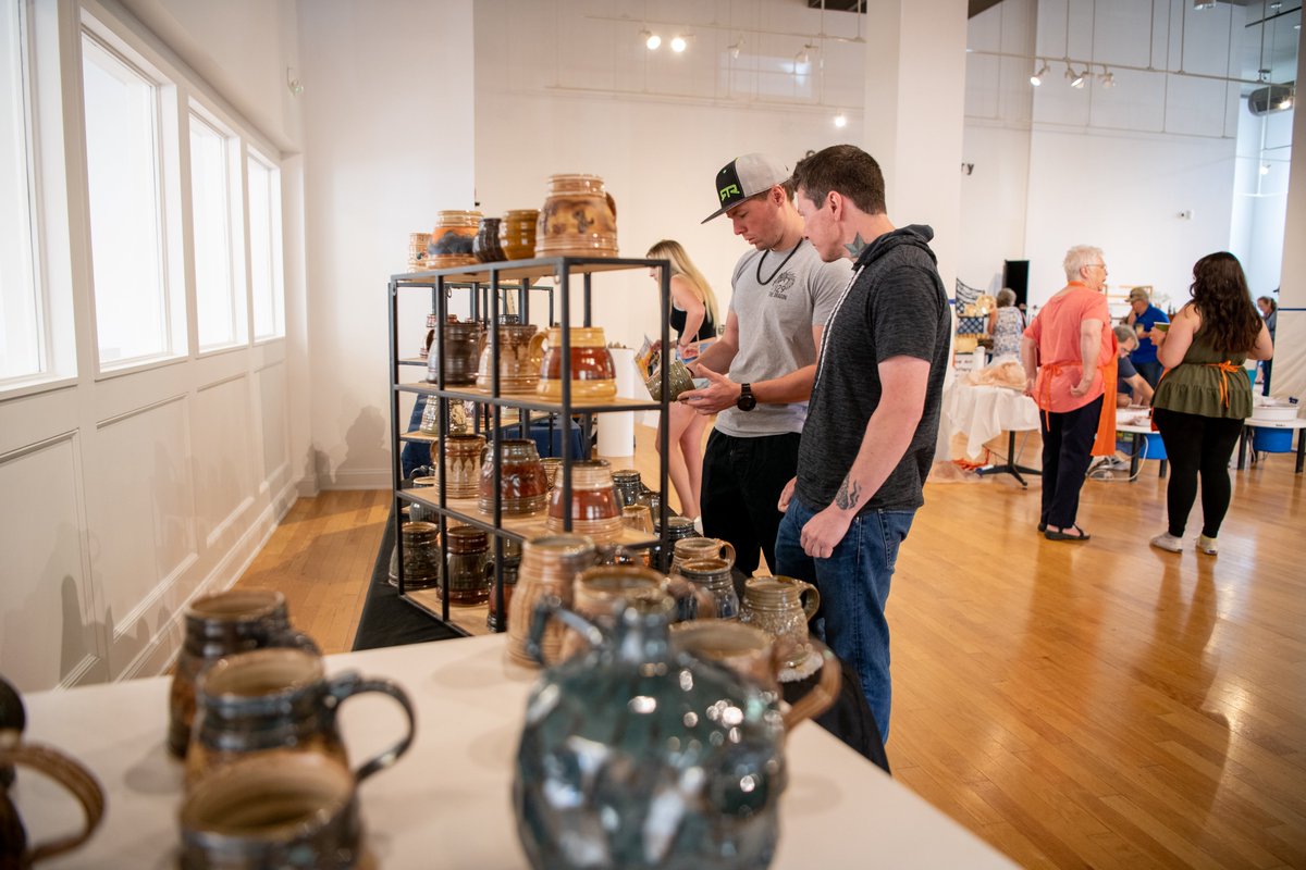 WE ARE BACK and better than ever with another GREAT "Earth Into Art Sale" coming to The Arts Center of Greenwood on 4/20 @ 9 am - 2 pm. More than 35 artists will present a variety of handmade items for sale including basketry, pottery, woodwork, paintings, prints and more!