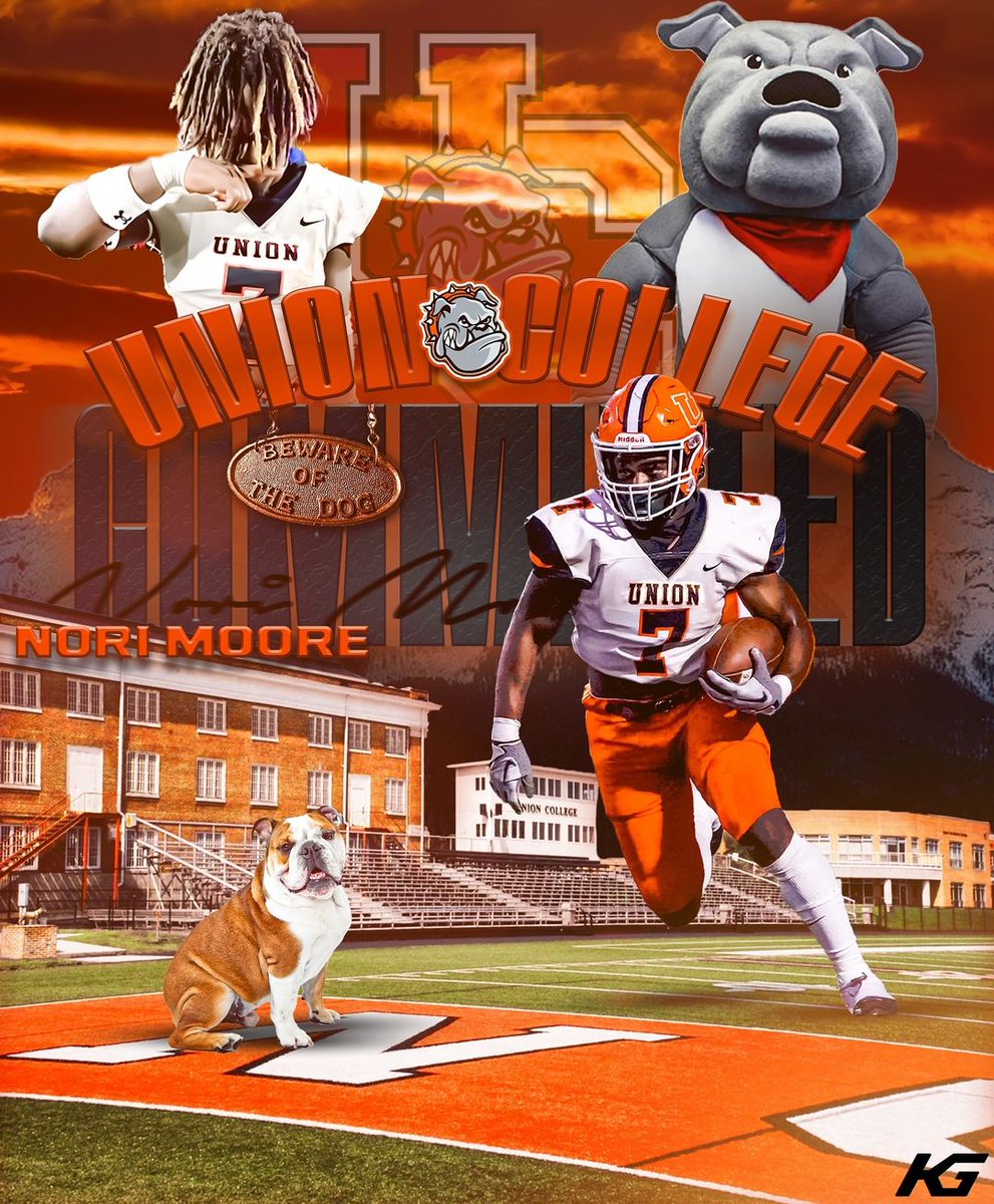 CONGRATULATIONS to HCHS Senior, NORI MOORE who has committed to play football at Union College in Barbourville, KY next year!  #OneHartBeat #GoDogs