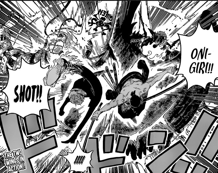 MiddleWay23's tweet photo. When these two get their respective feats in egghead i will gas both. 
-
As much as Sanji &amp; Zoro Fans fight we get the most joy from the manga when both of them are cooking. https://t.co/JhATlQRH4K