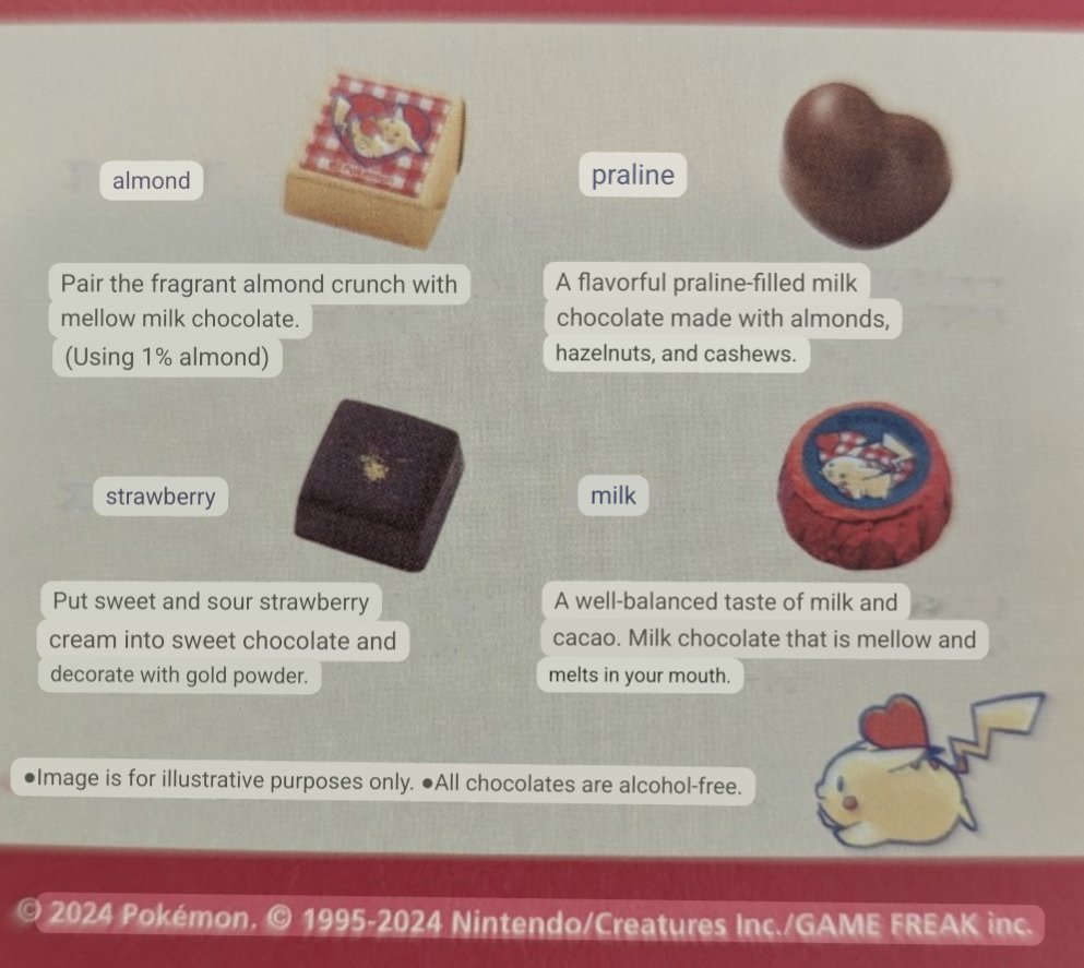 E_S_Collectible's tweet photo. Last minute Love in the Air GAW!!!
1️⃣ Follow us @E_S_Collectible
2️⃣ Like and RT
3️⃣ Tag someone you'd love to share these chocolate with ❤️
Winner will be drawn on Sunday, we'll ship priority so you can get them before Valentine's Day
2nd picture is the ingredients, plz make sure you aren't allergic to them.