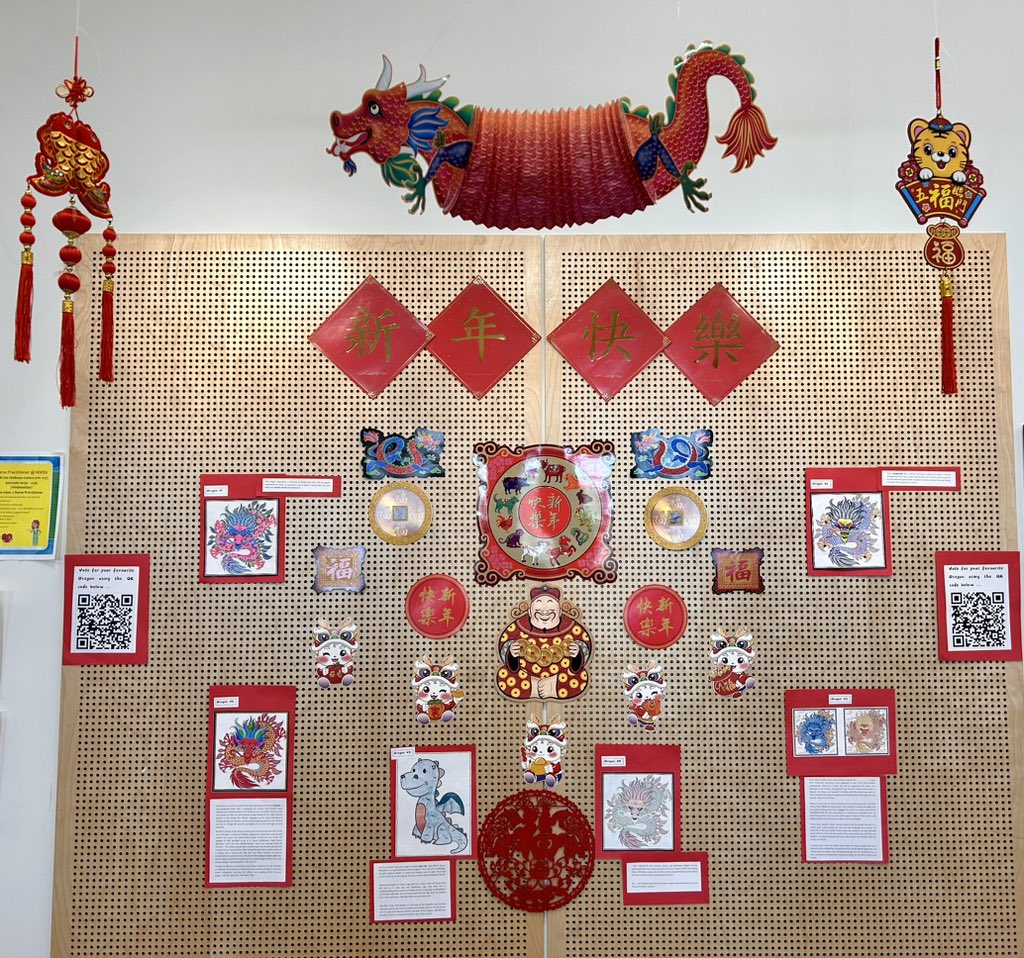 RLavrencic's tweet photo. Celebrating the year of the (wood) Dragon with a colouring contest. Building intercultural awareness and appreciation. Vote for your favourite Dragon at https://t.co/cArMJvOknI
#sd40learns .@NWSSHyacks https://t.co/qCnkKxmW0n