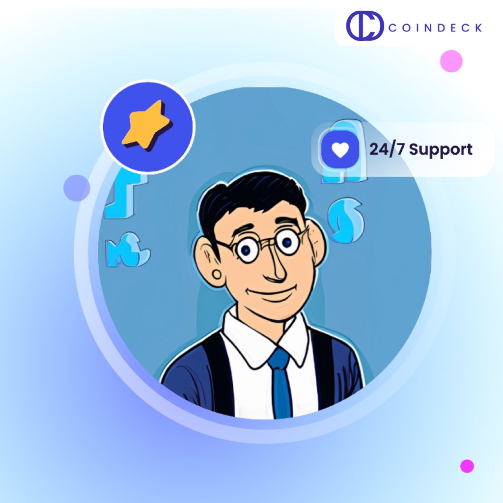 CoinDeck___'s tweet photo. Navigate the world of finance with confidence! 🌐✨ @coindeck_  is your dedicated partner, offering 24/7 support to help you reach the stars with your financial goals. #GlobalSupport #FinancialFreedom #CoinDeck https://t.co/v6iaTZdEKB