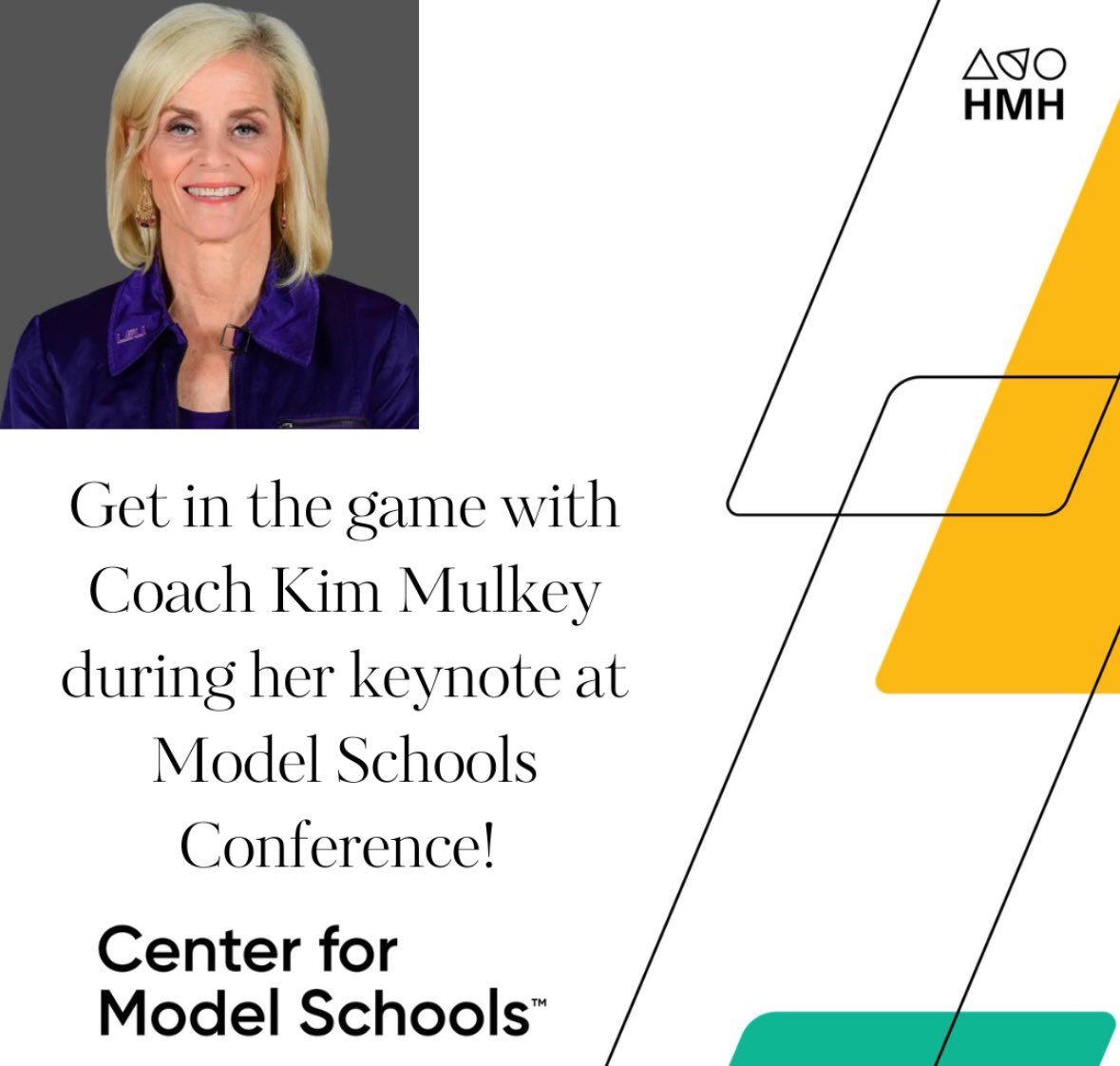 Don’t miss out on your chance to hear from the legendary LSU women’s basketball coach @coachkimmulkey who will be delivering the keynote at this year’s ModelSchools Conference. #MSC2024
