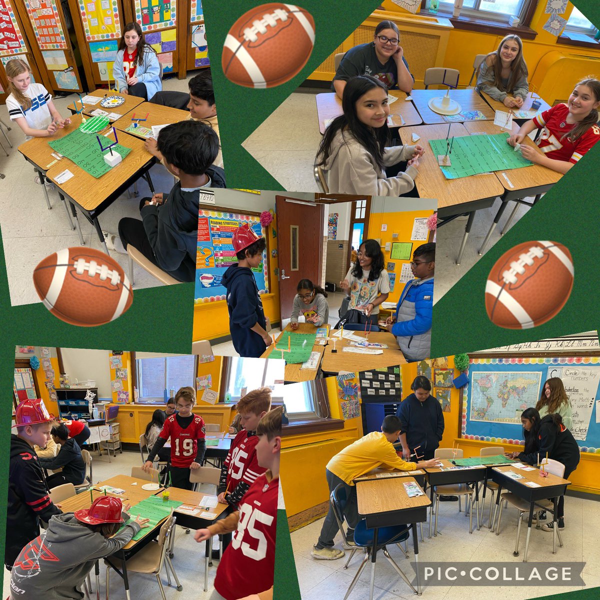 6R Super Bowl 2024! We figured out creative ways to design our own field goals using popsicle sticks and other household and classroom materials. We had so much fun using our field goals to play in our own class Super Bowl. 🏈😄💙 #WeAreFranklinSquare #STEAM