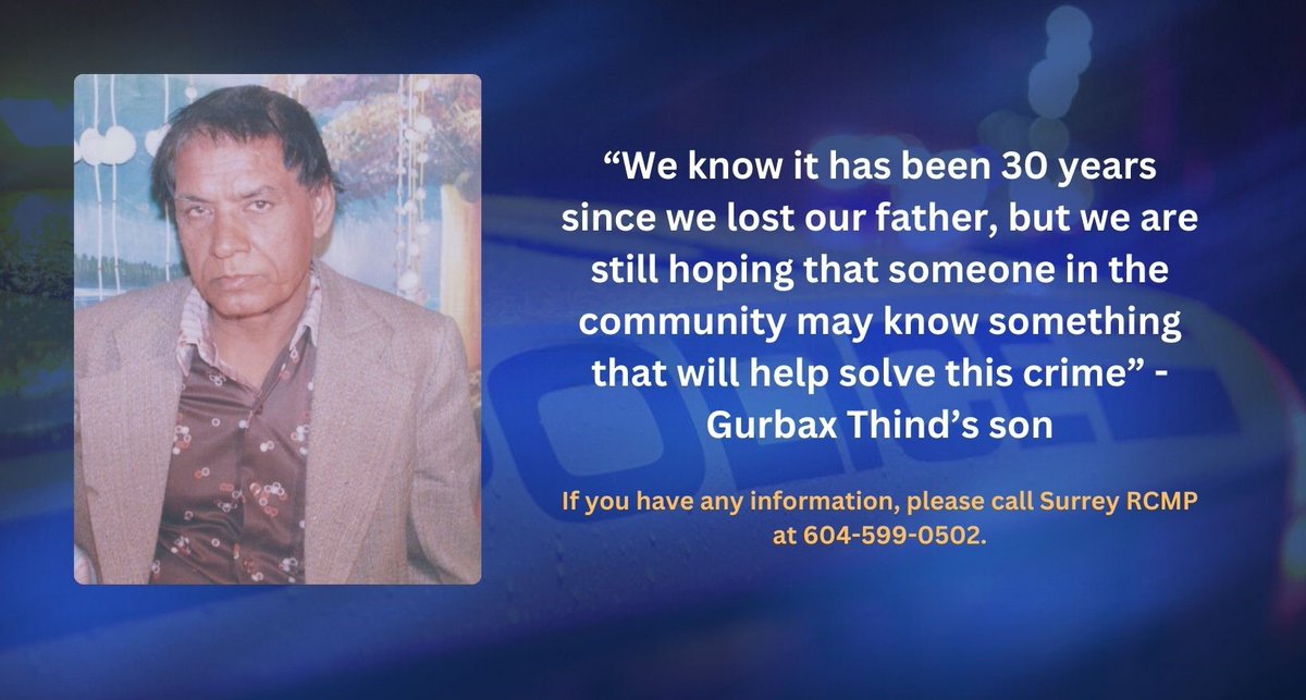 Surrey RCMP tweet media