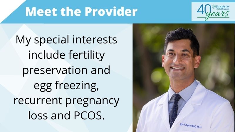 Dr. Ravi Agarwal enjoys golf, hiking, surfing, camping and forming valuable relationships with his #fertility patients. bit.ly/47XJE2d