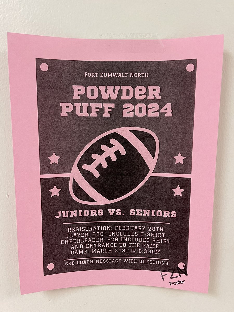 Powderpuff 2024!!! Register on February 28th!