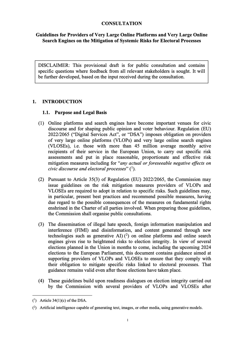 accountabletech's tweet photo. Thrilled to see the EU’s new draft election security guidelines for Big Tech cite our #DemocracyByDesign report for its content-agnostic
election integrity framework for online platforms. https://t.co/5LTIFFKemd https://t.co/CbjGVttAT2