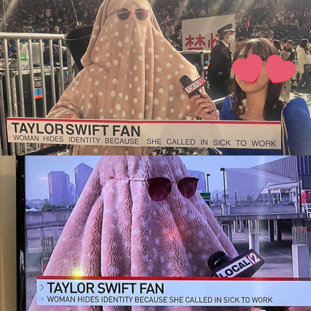 TheSwiftSociety's tweet photo. 📷| Fans recreate the scene of "Anti-Hero" woman who called in sick to work https://t.co/vjQ3Lfx4l4