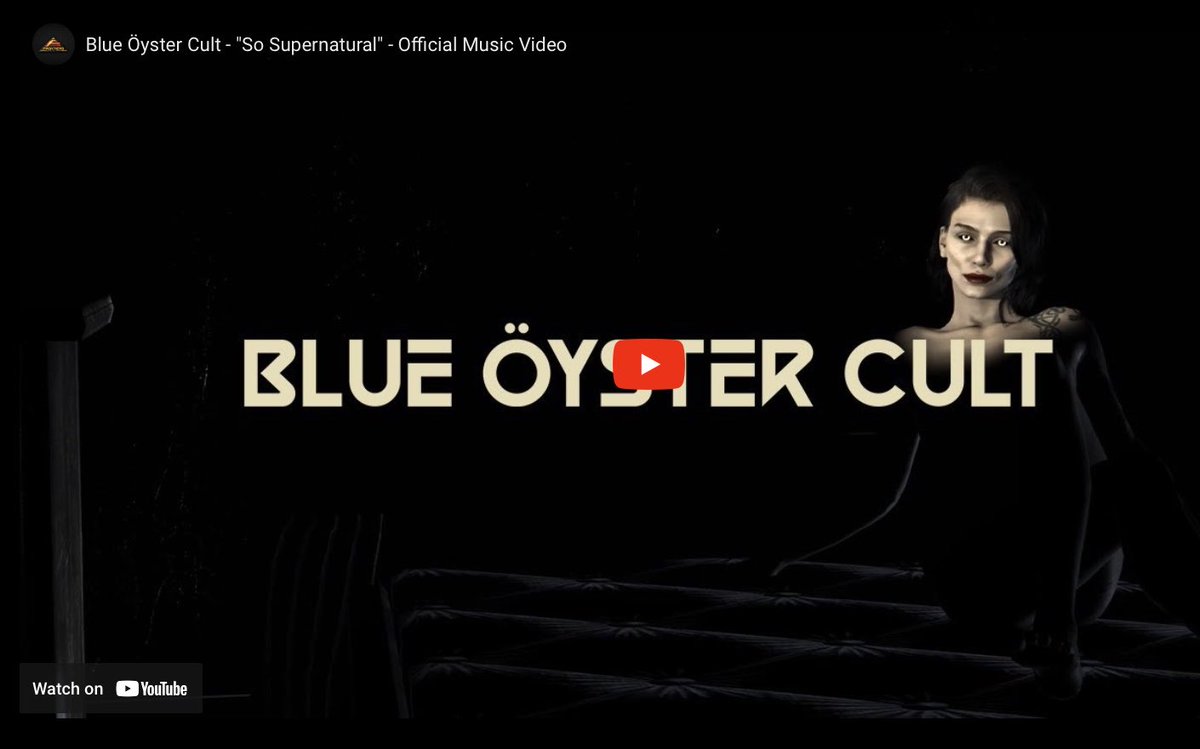 I just updated my website with a brand new landing. Check it out!
Blue Öyster Cult - "So Supernatural" - Official Music Video youtu.be/Jbf6i23DeLs?si… via <a href="/YouTube/">YouTube</a>