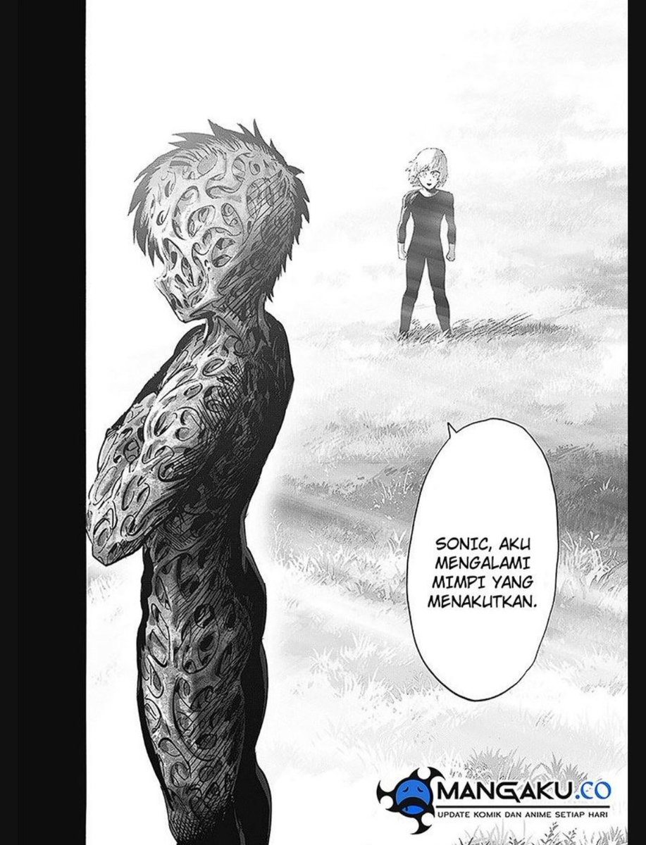 Pak gembel bola api, musuhnya tatsumaki + raja monster, garo, guru besarnya sonic &amp; blast, sekarang blast juga terpilih. Mau bikin aliansi apa gimana ini si GOD
#OnePunchMan