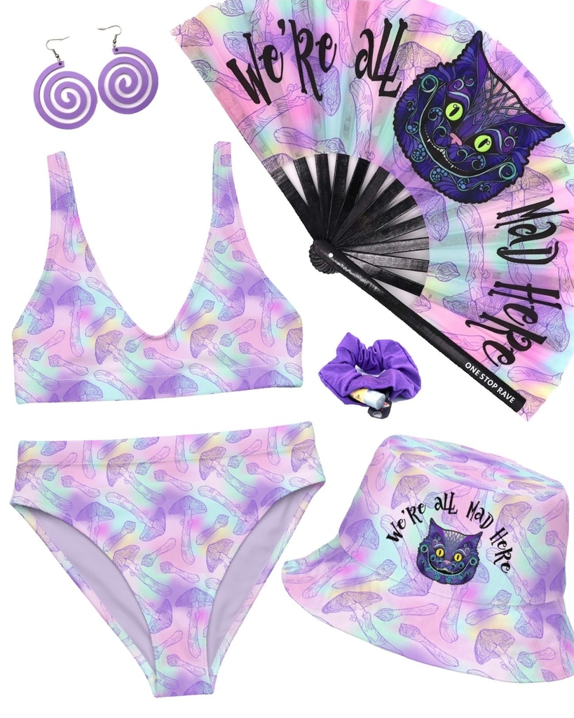 🌀 Step through the looking glass with our freshest Mad Catter look from the Wonderland collection. 🐱✨ In just 2 hours, we're dropping exclusives you won't want to miss. 🕒 

#beyondwonderland #raveoutfit #raveaccessories

onestoprave.com