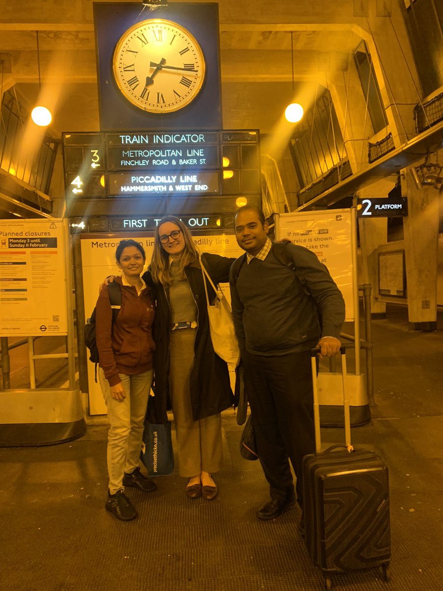 After a jam packed two days @UKSRG2 @ArunBalajiKD , Madhura and I are on the final leg of our journey back to London ! Such an amazing few days and congrats to all our speakers #UKSRG2024