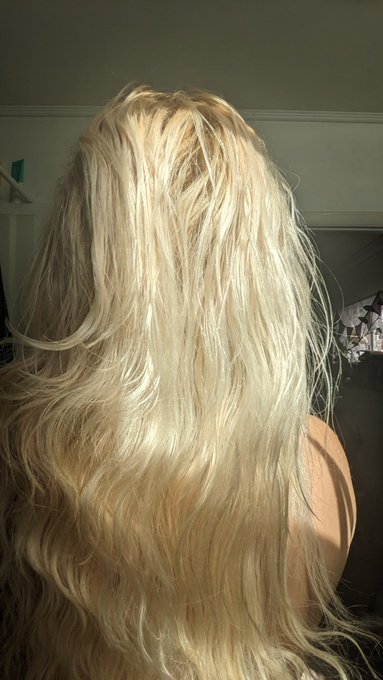 Going to see if blondes have more fun... (What do you think my hair smells like today? I put one essential