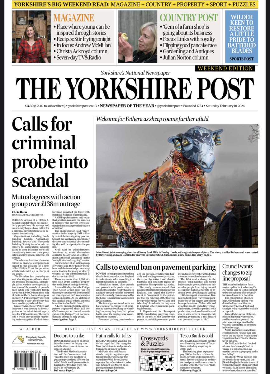 JayMitchinson's tweet image. Tomorrow’s papers today