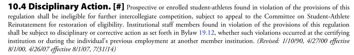 Athletes that place sports wagers can be ruled ineligible for the remainder of their collegiate career. Be smart and don't bet on it!