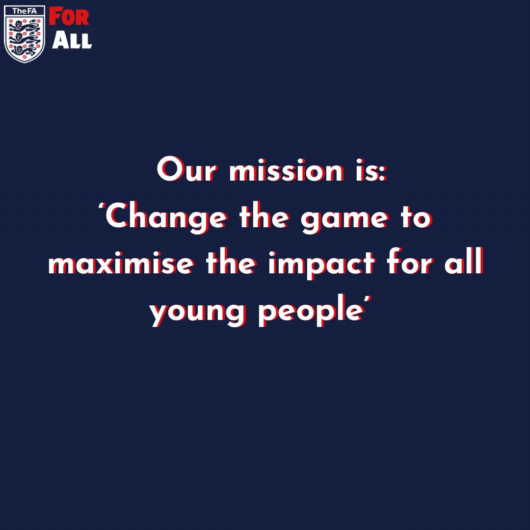 TheFA_NYC's tweet photo. What are we aiming to achieve? 

Read about our vision, mission and goals as we believe nothing about us should be decisive without us 💙⚽️ https://t.co/13Qsqzzg5u
