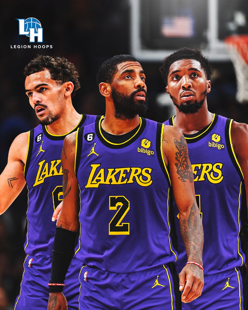 Legion Hoops (@legionhoops) on Twitter photo REPORT: The Lakers are targeting Donovan Mitchell, Trae Young or Kyrie Irving this offseason with a package that could include THREE 1st-round picks.
(via <a href="/jovanbuha/">Jovan Buha</a>) REPORT: The Lakers are targeting Donovan Mitchell, Trae Young or Kyrie Irving this offseason with a package that could include THREE 1st-round picks.
(via <a href="/jovanbuha/">Jovan Buha</a>)