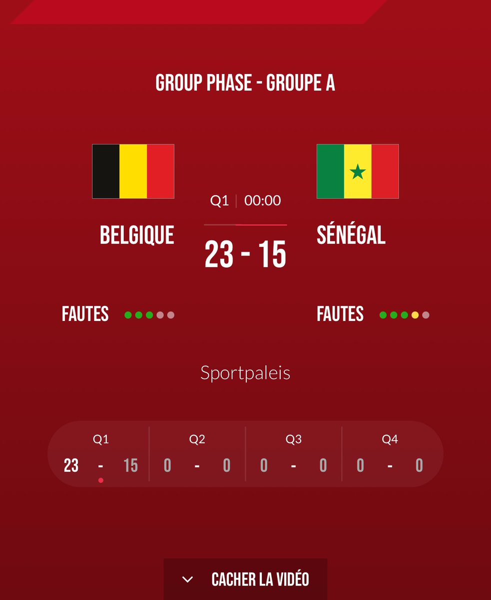 TOURNOI QUALIFICATIF AUX JEUX OLYMPIQUES ANVERS 2024 DAY 2️⃣ FIN 1QT BELGIQUE 🇧🇪 2️⃣3️⃣— 1️⃣5️⃣ 🇸🇳 SÉNÉGAL #FIBAOQT #SENEGAL #BASKETBALL