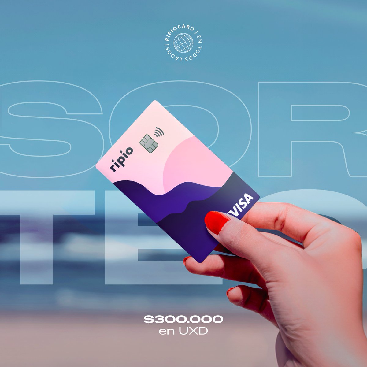 RipioApp's tweet image. ¡SORTEAMOS $300.000 EN CRIPTODÓLAR! 🔥

Este verano, la #RipioCard con promos increíbles y cashback, te da la posibilidad de llevarte platita 🤑

¿Cómo?
👉Sacate una foto con tu Ripio Card (en la playa, en la montaña, donde sea)
👉Subila a tu cuenta de X con @‌RipioApp y…