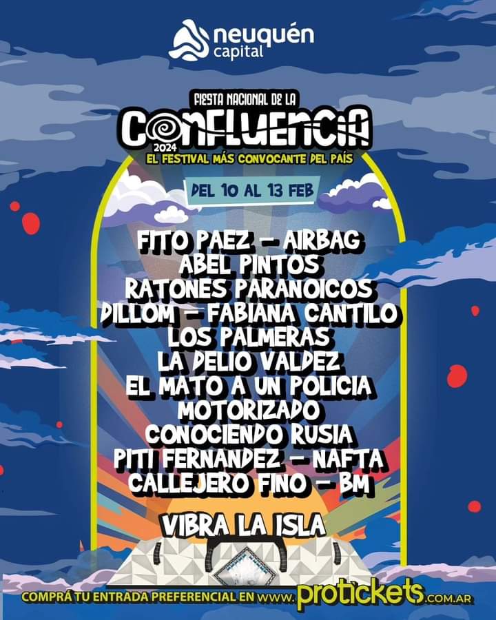 PregoneroL's tweet photo. Parece que en la municipalidad de Neuquén sobra guita para la joda.  El Festival de la Confluencia a realizarse este fin de semana costará unos $1.300 millones de impuestos.

Montaje de escenario: $626.540.530

Estos son algunos de los contratos que dan un total de $504.650.000:

Fito Páez: US$167.000
Abel Pintos: $84.7 millones
La Delio Valdez: $30 millones
Airbag: $71.5 millones
Ratones Paranóicos: $60 millones
Callejero Fino: $28 millones
BM (?): $25 millones
Fabiana Cantilo: $15 millones
Policia Motorizado: $18 millones