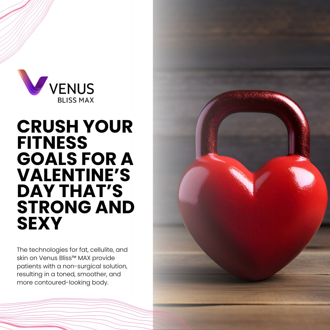 Give Your Patients the Ultimate Valentine's Day Treat with Venus Bliss™ MAX EMS Treatments! 💖✨ 

With performance-informed smart training to target biceps, triceps, abs, obliques, quadriceps, and hamstrings at optimized parameters. bit.ly/BlissMAXEMS