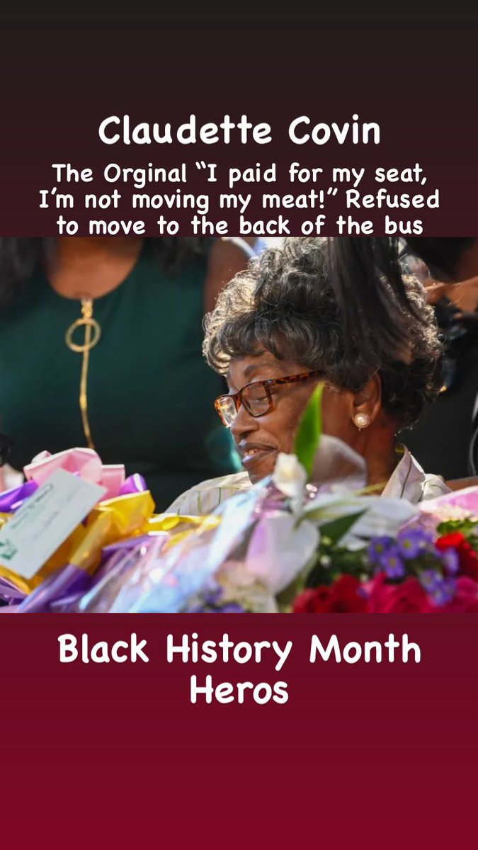 Nine months before Rosa Parks refused to give up her seat on a bus in Montgomery, Alabama in 1955, 15-year-old Claudette Colvin refused to move to the back of a bus to give up her seat to a white person. When the bus driver ordered her to get up, she refused and was arrested.