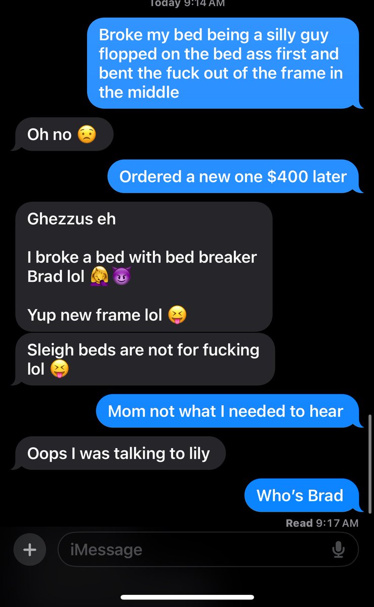 thecorpsegarden's tweet photo. I’m fucking dying rn messaged my Mother this morning about me breaking my bed and I regret my decisions https://t.co/zWc4eJTGHx