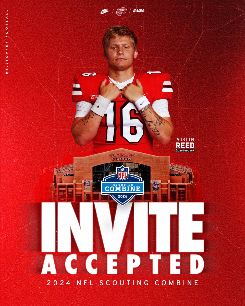 𝐈𝐍𝐕𝐈𝐓𝐄 𝐀𝐂𝐂𝐄𝐏𝐓𝐄𝐃 ✅ Austin Reed is heading to the 2024 NFL Combine! @Areed365 | #GoTops | #ProTops