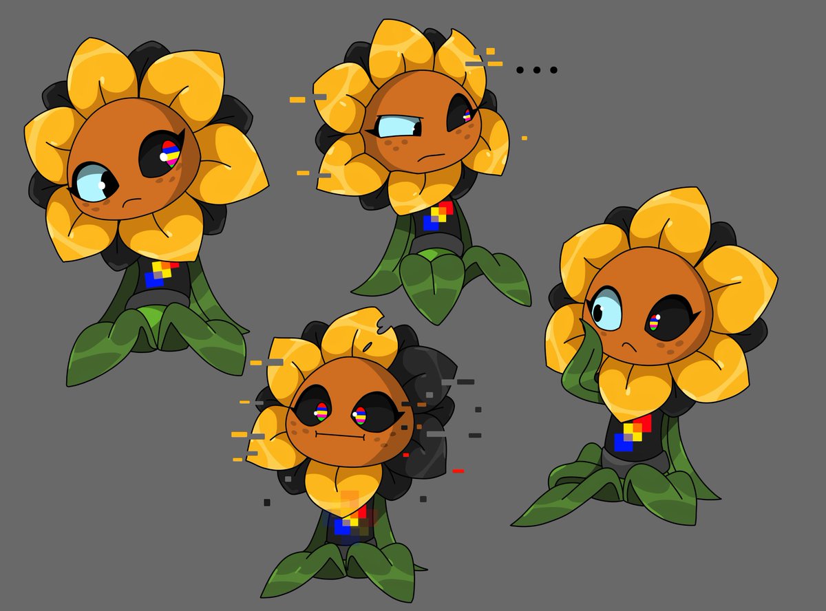 Beatriz [Glitch Lagging Sunflower]
