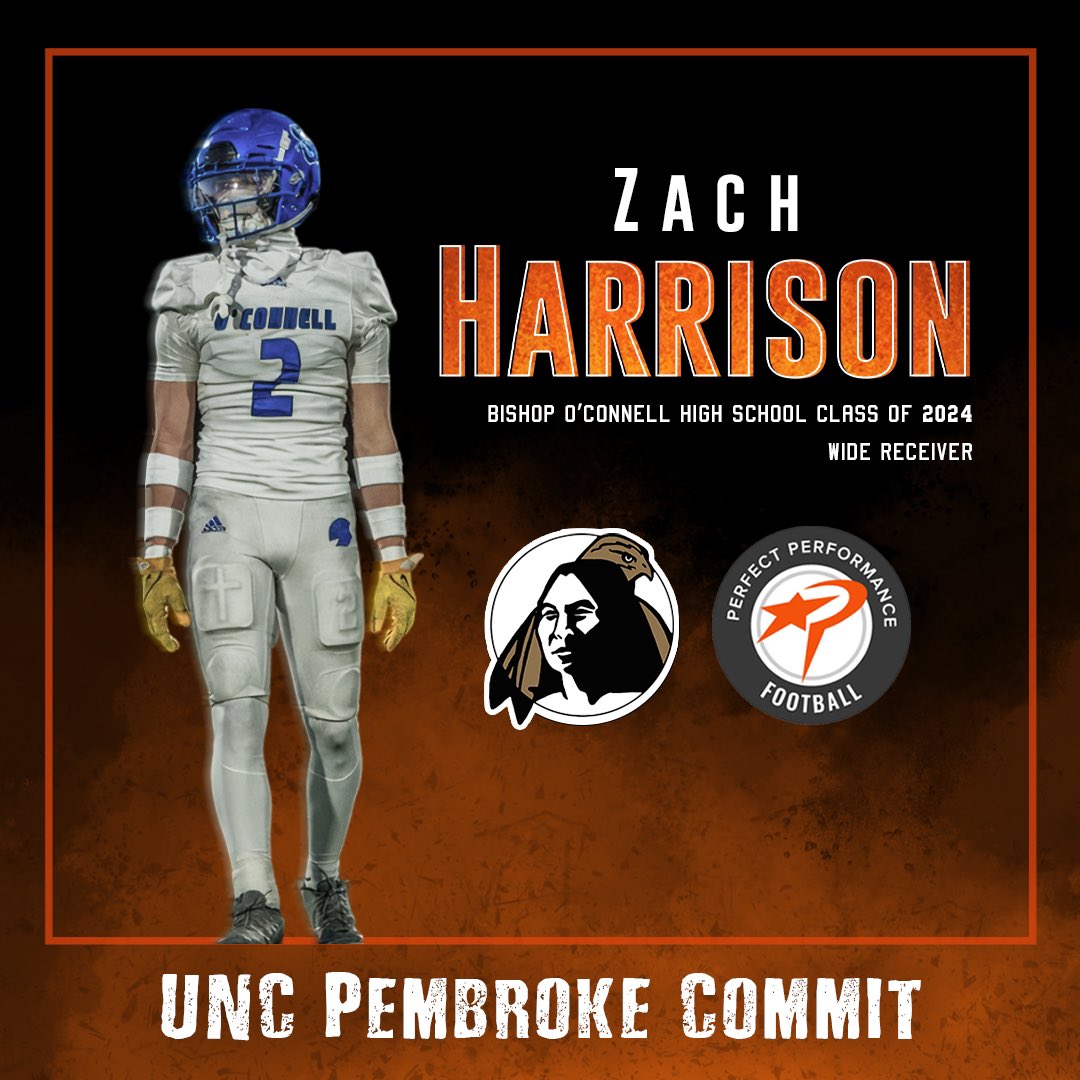 Congratulations to <a href="/crew_harrison/">Zach Harrison</a> on his commitment to play D2 Football at UNC Pembroke!
