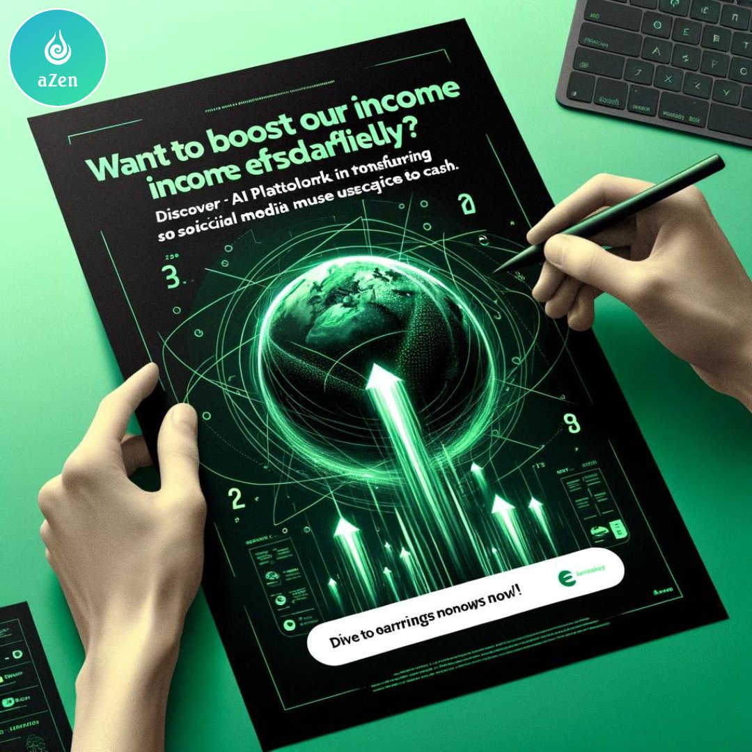 Make your social media work for you! 💪 Join
@azen_network
, the cutting-edge AI platform, and convert your online activity into real earnings. Your side hustle awaits! 📷bit.ly/gp-azen
 #azen #azenearnings