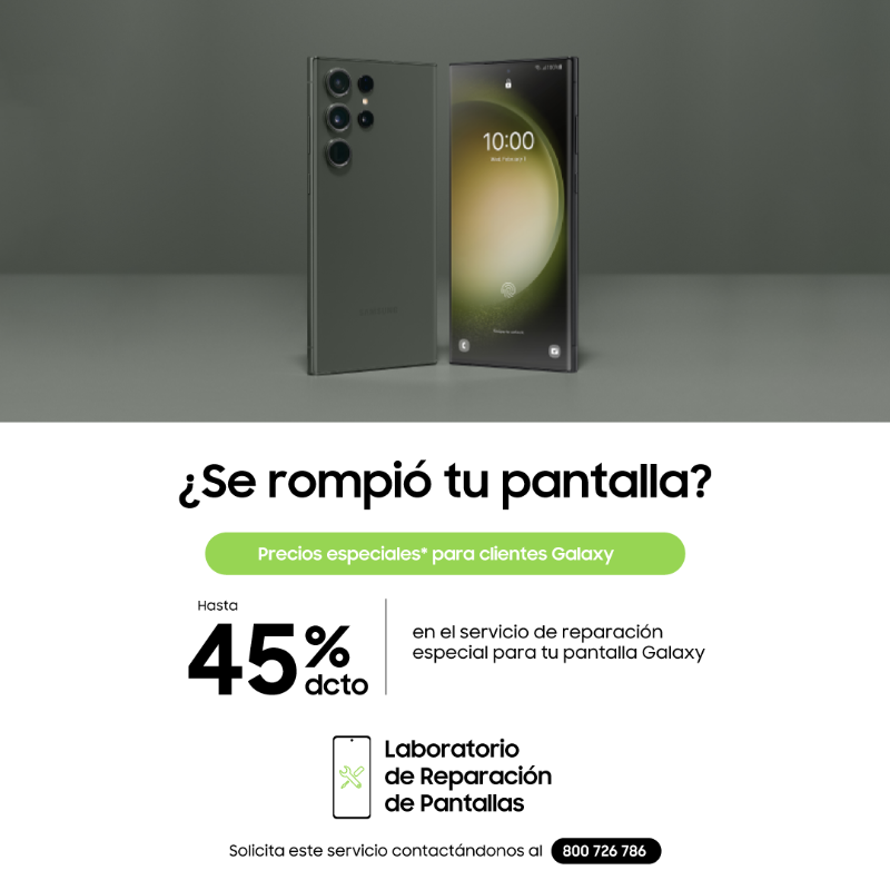SamsungChile's tweet photo. ¡Nadie se salva de las caídas! 🪨💥 Lo bueno es que con #SamsungLAB la reparación de la pantalla de tu #Galaxy tiene hasta un 45% de dcto. Este hilo se comenta con las formas más random con las que se ha roto tu pantalla 😅👇