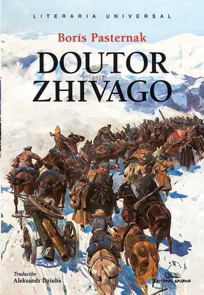 DOUTOR ZHIVAGO
A complexa figura de Borís Pasternak non foi comprendida practicamente ata os nosos días. Poeta por encima de todo, tradutor ao ruso de Rilke, Verlaine e Shakespeare, foi acusado e postergado pola súa escritura «individualista»
libreriaabrente.es/products/douto…
<a href="/EdGalaxia/">Editorial Galaxia</a>