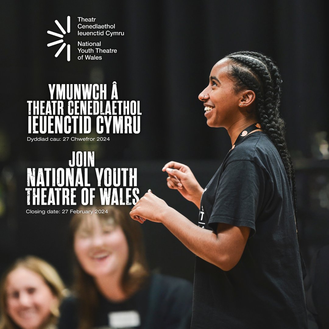 Are you the future of Welsh theatre?🏴󠁧󠁢󠁷󠁬󠁳󠁿 🎭Applications for NYTW auditions are now open!  👉Aged between 16 a 22? 👉From or living in Wales? APPLY TODAY! 🔗Link in our bio.