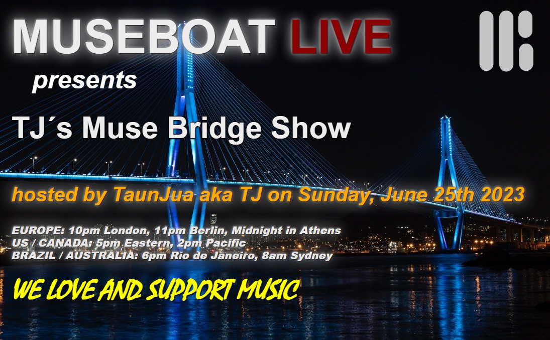 museboatlive's tweet image. #RT Coming up in TJ´s Muse Bridge show at museboat.com ROVING CROWS - Move Over museboat.com/responsive/art… @RovingCrows Join us in the chatroom at shorturl.at/vMZ59 @ArtistRTweeters