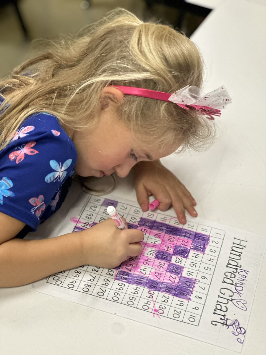 EschASketchK's tweet photo. Mystery Picture of the Day! ❤️❤️ Staying familiar with the number relationships on our 100 chart! #kindergarten #dolphinSTEM @Donald_ES https://t.co/dIFdX2TH65